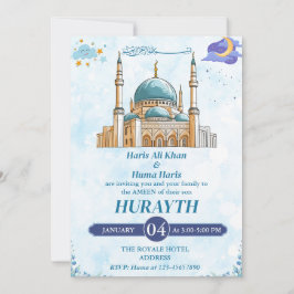 Personalisierte Niedliche muslimische Kid Ameen Ei Einladung