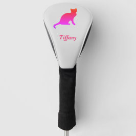 Personalisierte niedliche Omerkatze Golf Headcover