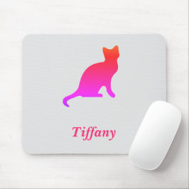 Personalisierte niedliche Omerkatze Mousepad