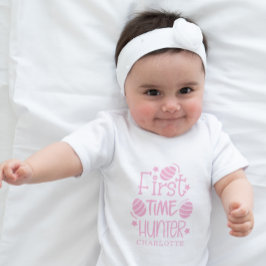 Personalisierte Niedliche Osterfeier Erstmaliger E Baby Strampler