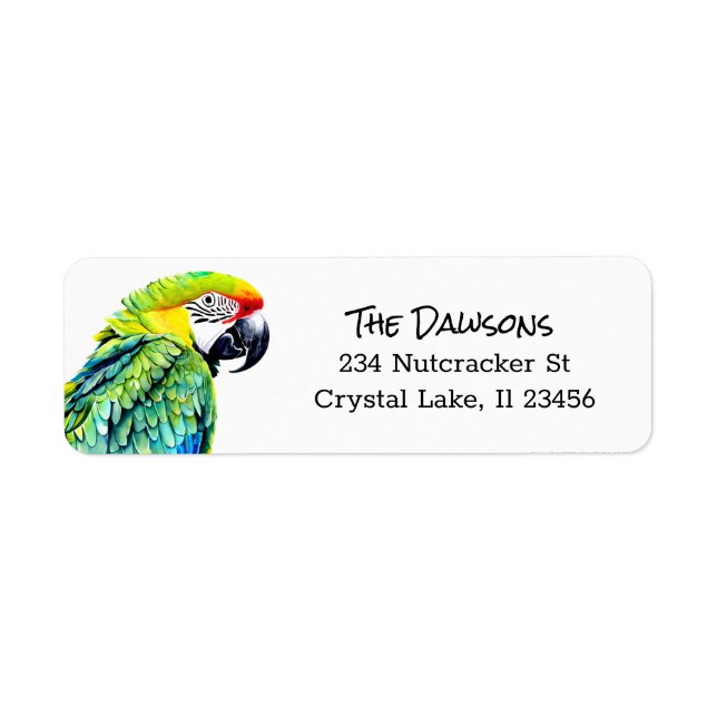 Personalisierte Niedliche Parrot Artwork (Vorne)
