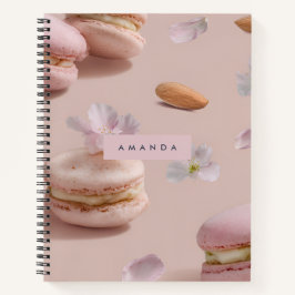 Personalisierte Niedliche Pastel Macaron Almond Bl Notizbuch