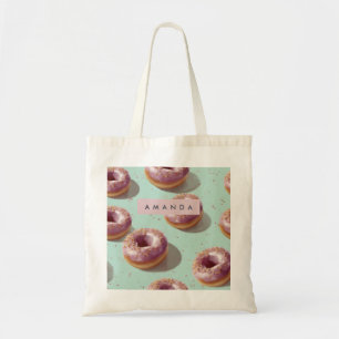 Personalisierte Niedliche Pastelköpfe & Sprinklen Tragetasche