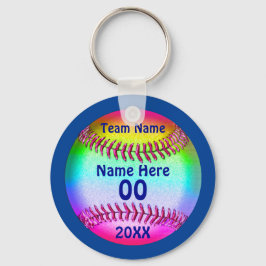 PERSONALISIERTE Niedliche Softball-Schlüsselanhäng Schlüsselanhänger