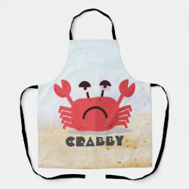Personalisierte Niedliche und einfache Crabby-Krab Schürze