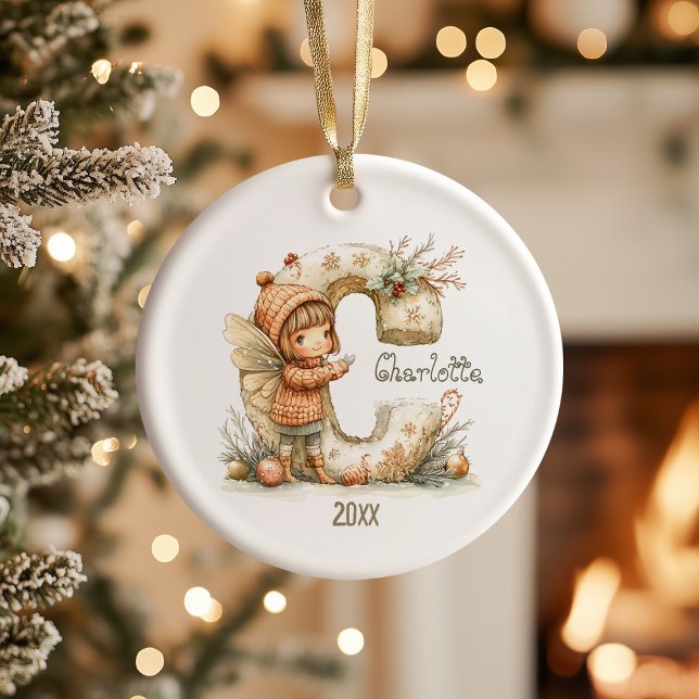 Personalisierte Niedliche Weihnachtsfeier Keramik Ornament (Von Creator hochgeladen)