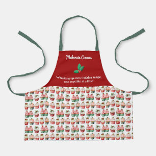 Personalisierte Niedliche Weihnachtskuchen Kid's S Schürze