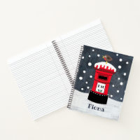 Personalisierte Niedliche Weihnachtspostbox & Robi
