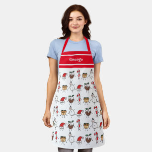 Personalisierte Niedliche Weihnachtszeichen Schürze