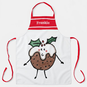 Personalisierte Niedliche Weihnachtszeit Schürze