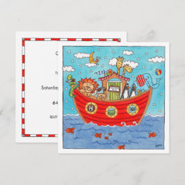 Personalisierte Noah's Ark Birthday Einladung