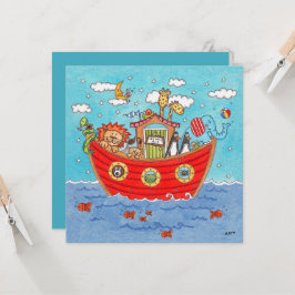 Personalisierte Noah's Ark Birthday Einladung