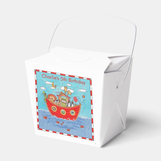 Personalisierte Noahs Geburtstag Geschenkschachtel (Vorderseite)