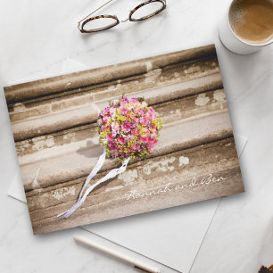 Personalisierte Notecards für Foto Mitteilungskarte