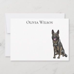 Personalisierte Notecards für Schwarze Schafe Mitteilungskarte