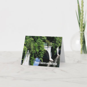 Personalisierte Notiz 'Blumenbrücke' Karte