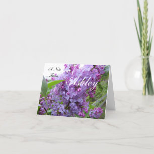 Personalisierte Notizkarte