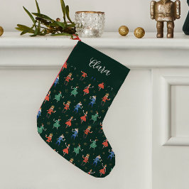Personalisierte Nussknacker-Cocktailparty Kleiner Weihnachtsstrumpf