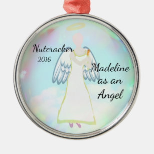 Personalisierte Nussknacker-Verzierung - Engel Ornament Aus Metall