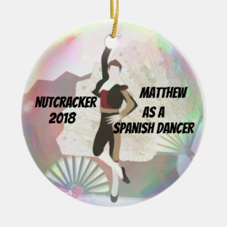 Personalisierte Nussknacker-Verzierung - Keramik Ornament