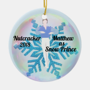 Personalisierte Nussknacker-Verzierung - Keramik Ornament