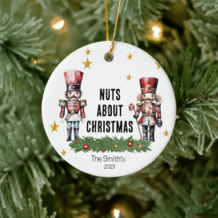 Personalisierte Nutcracker Weihnachten Keramik Ornament