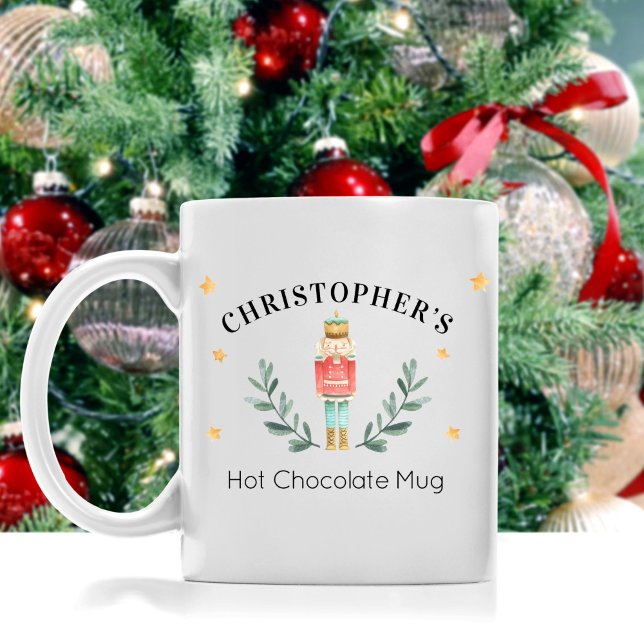 Personalisierte Nutcracker Weihnachts-Kakao-Tasse Kaffeetasse (Von Creator hochgeladen)