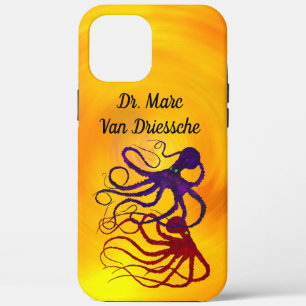 Personalisierte Octopi auf Gelb - Husten-Handy-Fal Case-Mate iPhone Hülle