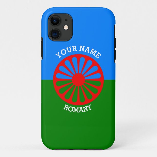 Personalisierte offizielle Romany-Sinti und Case-Mate iPhone Hülle (Rückseite)