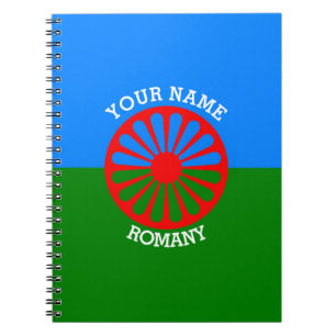 Personalisierte offizielle Romany-Sinti und Notizblock