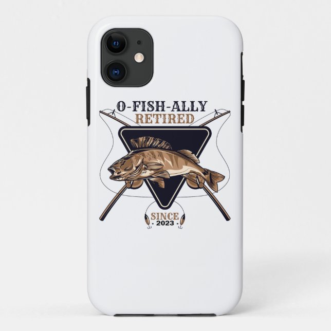 Personalisierte Ofishalalmüde Funny Retirement Case-Mate iPhone Hülle (Rückseite)