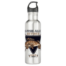 Personalisierte Ofishalalmüde Funny Retirement Edelstahlflasche