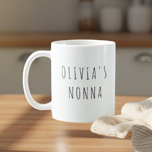 Personalisierte Oma-Foto-Individualisierte Nonna  Kaffeetasse