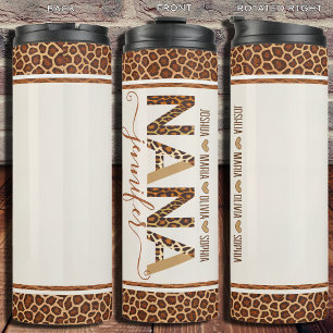 Personalisierte Oma Geschenk Nana Tumbler Enkel Thermosbecher