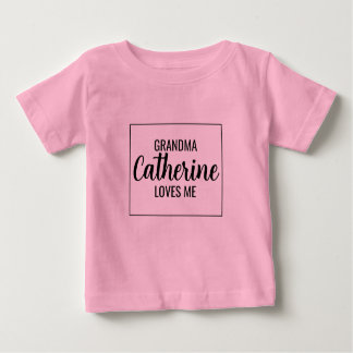 Personalisierte Oma Lieben Baby T-shirt
