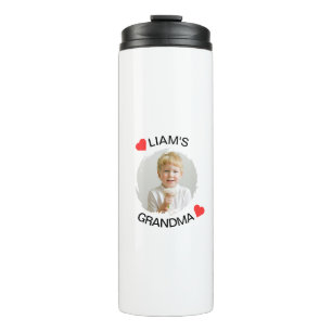 Personalisierte Oma Tumbler - Gewohntes Kindergesi Thermosbecher