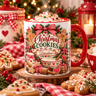Personalisierte Omas Weihnachtskekse Lebkuchen Tasse