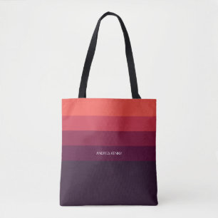 Personalisierte Ombre Reds Tasche