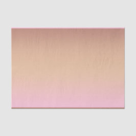 Personalisierte Ombre Rose Gold Seidenpapier