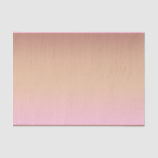 Personalisierte Ombre Rose Gold Seidenpapier