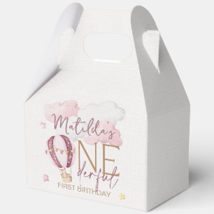 Personalisierte ONEderful Birthday Theme Party Box Geschenkschachtel