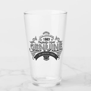 Personalisierte Originalteile zum Geburtstag Glas