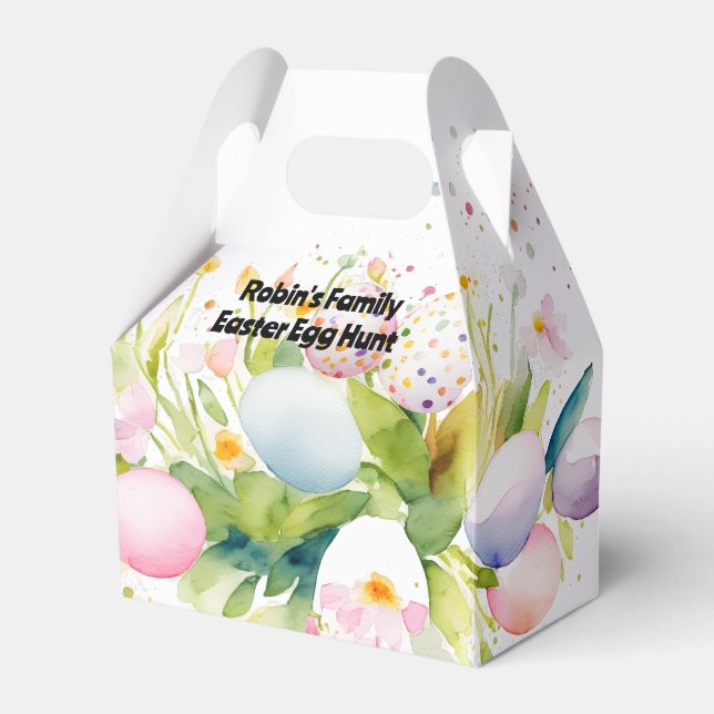 Personalisierte Ostereier-Jagdbox Geschenkschachtel (Vorderseite)