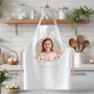 Personalisierte Osterhasen-Foto-Schürze für Kinder Schürze
