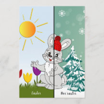 Personalisierte Osterkarte