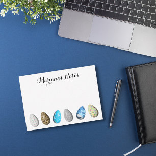personalisierte Ostern 3D bunte Eier minimalistisc Mitteilungskarte
