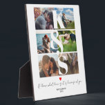 Personalisierte Paare ErstfotoCollage kundenspezif Fotoplatte<br><div class="desc">Personalisierte Paare ErstfotoCollage kundenspezifisch</div>