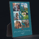 Personalisierte Paare Foto Liebe Mit Monogramm Fotoplatte<br><div class="desc">Personalisierte Paare Foto Liebe Mit Monogramm</div>