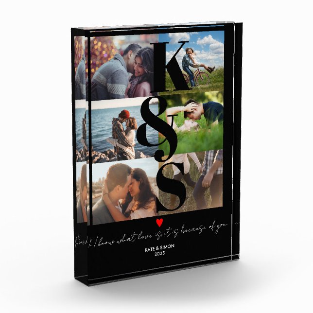 Personalisierte Paare Foto Maßgeschneiderte Quote  (Links)