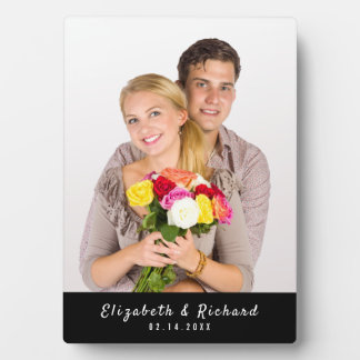Personalisierte Paare Kundenspezifisches Foto Fotoplatte